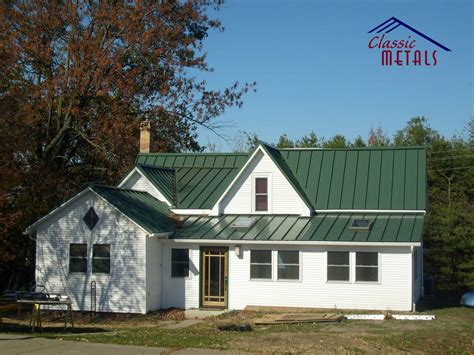 houses with dark green metal roofs|14 foot green metal roofing.